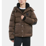 Doudoune Blason Marron Homme