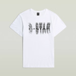 T-shirt Shattered Graphic