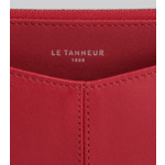 Étui clés zippé Charlotte en cuir lisse