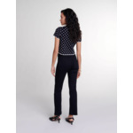 Top en maille jacquard