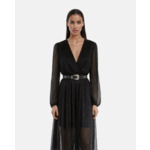 Robe Asymetrique En Lurex