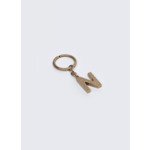 Porte-clés lettre "N" en laiton