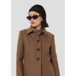 Manteau Madeline-Noisette en Laine