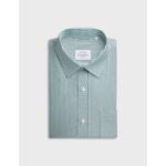 Chemise classique rayée verte