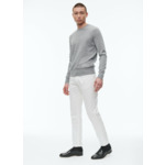 Pull col rond en laine et cachemire