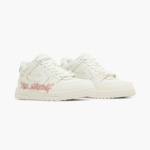 Off-White Out Of Office Low Tops For Walking White Pink - Précommande