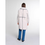 Manteau mi-long molletoné