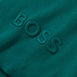 BOSS Home - Plaid en coton acrylique vert, Bold Logo