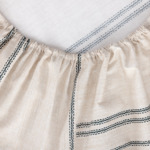 Olivier Desforges - Drap housse en percale de coton beige, Archipel