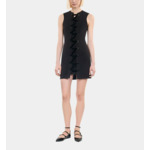 Robe Courte Avec Laçage Noire Femme