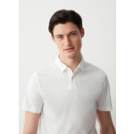Polo à col chemise en coton dense