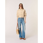 Blouson bomber en lin et coton