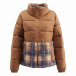 W SHADOW CLIFFS FS SHERPA HYBRID JACKET Marron
