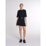 Robe courte 2-en-1 en tweed