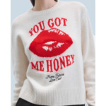Pull Col Rond Red Lips