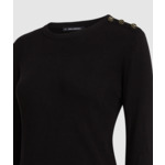 K BUTTON KNIT SWEATER