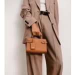 Mini sac à main Emilie en cuir grainé