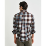 Chemise regular fit en flanelle à motif écossais