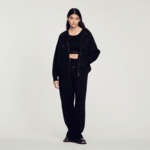 Sweatshirt zippé oversized