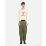 Sweatshirt Écru Sérigraphie Pretty Creative Homme