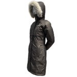 After The Lodge  FS Long Down Jacket Femme Noir