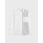 fun shirt william blanche rayée kaki