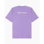 Balenciaga T-Shirt  Political Campaign Violet