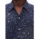 Chemise à col hirondelle en viscose