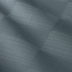 Desforges - Housse de couette en satin de coton gris, Damier