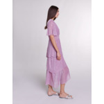 Robe longue à volants