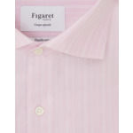 Chemise Ajustée rose rayée