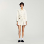 Veste courte à col claudine