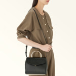FURLA MERIDIANA MINI TOP HANDLE - VITELLO SIDNEY+MANICO METALLO