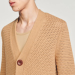 Cardigan en maille ajourée