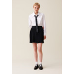 Cravate cuir noir