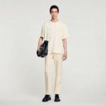 T-shirt orné de fleurs