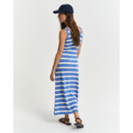 Striped Tank Top Midi Jersey Dress