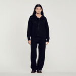 Sweatshirt zippé oversized