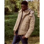 Doudoune beige clair