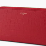 Compagnon zippé Juliette en cuir effet croco