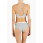 Femme tricot conto-grigiomelange chiaro