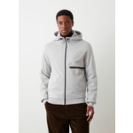 Sweat zippé avec détails en nylon