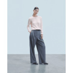 Pull Col Rond Strass Allover Léger