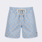 Sky blue bath short