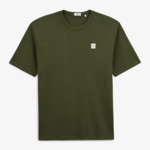 T-shirt Tylor oversize vert militaire