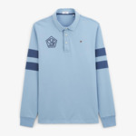 Maillot rugby manches longues Léandre bleu