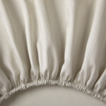 Yves Delorme - Drap housse en satin beige, Nymphes