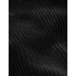 Veste worker badie en velours côtelé uni noir