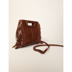 Sac M en cuir craquelé