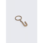 Porte-clés lettre "U" en laiton